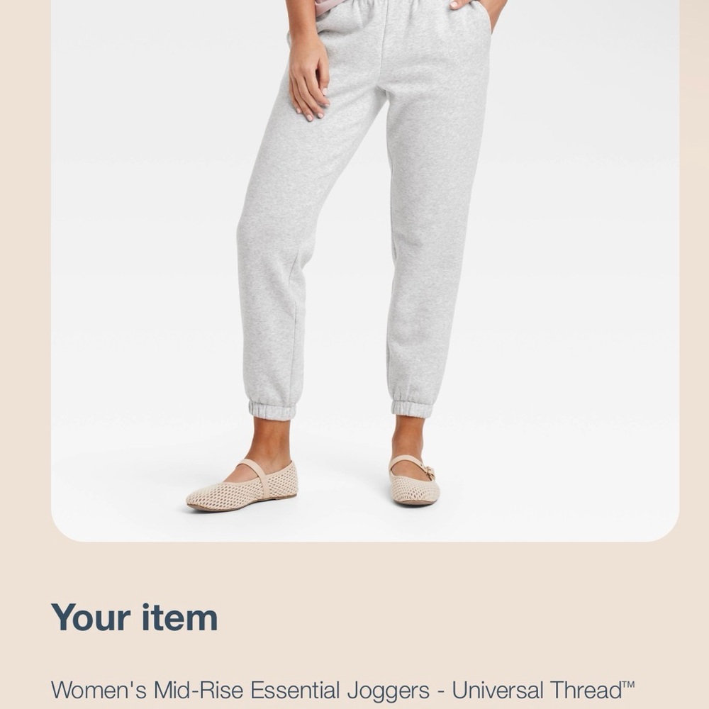 **NWT** Women’s Universal Thread Light Gray Joggers